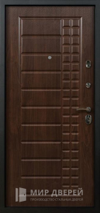 Стальная дверь с МДФ накладками №323 - фото вид изнутри