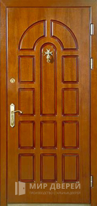 Стальная дверь МДФ №72 - фото вид снаружи