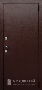 Дверь металлическая входная порошковая №34 - фото вид снаружи