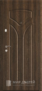 Стальная дверь МДФ №21 - фото вид снаружи