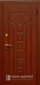 Стальная дверь МДФ №175 - фото вид снаружи