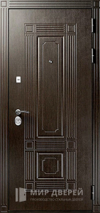 Входная дверь МДФ в квартиру в новостройке №88 - фото вид снаружи