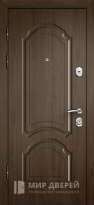 Дверь МДФ ПВХ входная коричневая №9 - фото №2