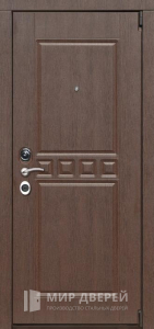 Дверь входная металлическая МДФ №345 - фото вид снаружи