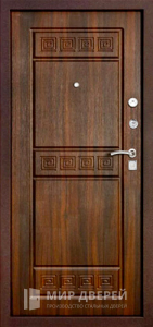 Стальная дверь МДФ №350 - фото вид изнутри
