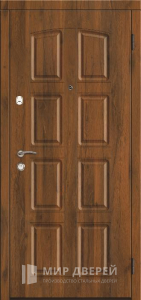Стальная дверь МДФ №78 - фото вид снаружи
