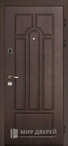 Стальная дверь МДФ №347 - фото вид снаружи