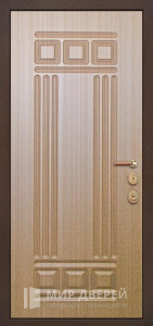 Входная дверь с МДФ в частный дом №515 - фото вид изнутри