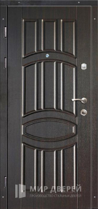 Дверь металлическая входная уличная №26 - фото вид изнутри