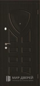 Стальная дверь МДФ №303 - фото вид снаружи