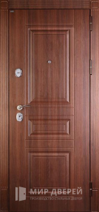 Стальная дверь МДФ №197 - фото вид снаружи
