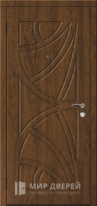 Наружная входная дверь в дом №21 - фото вид изнутри