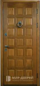 Стальная дверь МДФ №39 - фото вид снаружи