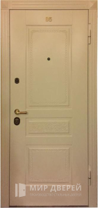 Стальная дверь с МДФ накладкой в гостиницу №32 - фото вид снаружи