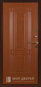Теплая входная дверь с МДФ плитой слоновая кость №106 - фото №2