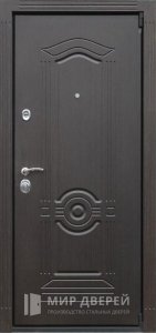 Стальная дверь МДФ №331 - фото вид снаружи