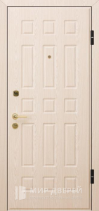 Стальная дверь МДФ №60 - фото вид снаружи