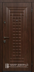Стальная дверь с МДФ панелью в хрущевку №28 - фото вид снаружи