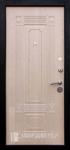 Дверь входная МДФ белая внутри №7 - фото №2