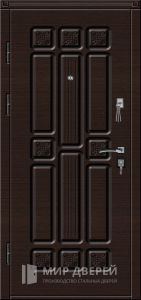 Стальная дверь МДФ №189 - фото вид изнутри