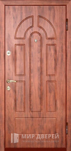 Стальная дверь С зеркалом №59 - фото вид снаружи