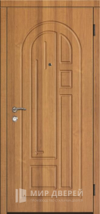 Стальная дверь МДФ №220 - фото вид снаружи