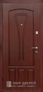 Дверь входная металлическая снаружи МДФ №180 - фото вид изнутри