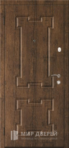 Стальная дверь МДФ №84 - фото вид изнутри