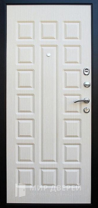 Входная дверь с МДФ накладкой №325 - фото вид изнутри