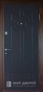 Стальная дверь МДФ №211 - фото вид снаружи
