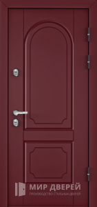Входная дверь металлическая с МДФ №513 - фото вид снаружи