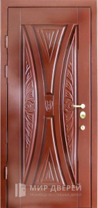 Дверь с отделкой МДФ №332 - фото вид изнутри