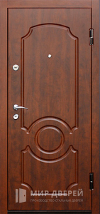 Стальная дверь МДФ №325 - фото вид снаружи