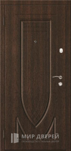 Стальная дверь МДФ №166 - фото вид изнутри