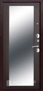 Металлическая дверь МДФ и шпон №13 - фото вид изнутри