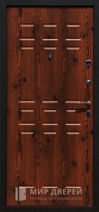 Стальная дверь МДФ №67 - фото вид изнутри