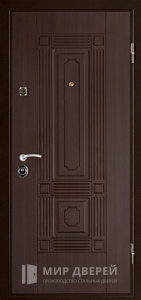 Стальная дверь МДФ №174 - фото вид снаружи