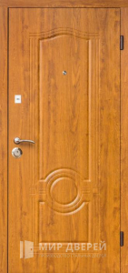 Стальная дверь МДФ №352 - фото вид снаружи
