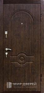 Стальная дверь МДФ №300 - фото вид снаружи