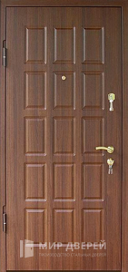 Входная утепленная дверь для частного дома №15 - фото вид изнутри