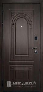 Дверь металлическая входная с порошковым напылением №90 - фото вид изнутри
