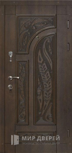 Дверь металлическая одностворчатая  №27 - фото вид снаружи