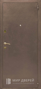 Стальная дверь С зеркалом №67 - фото вид снаружи