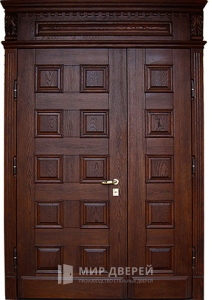 Эксклюзивные металлические двери элит №28 - фото вид снаружи