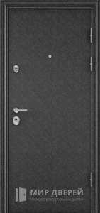 Железные двери с порошковым напылением для дачи №52 - фото вид снаружи
