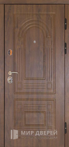 Стальная дверь МДФ №346 - фото вид снаружи