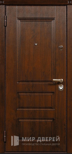 Дверь уличная утепленная в коттедж №18 - фото вид изнутри