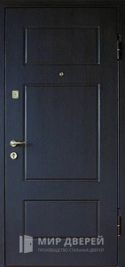 Дверь входная металлическая с зеркалом №4 - фото вид снаружи