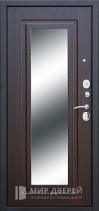 Входная металлическая дверь с зеркалом внутри №47 - фото вид изнутри